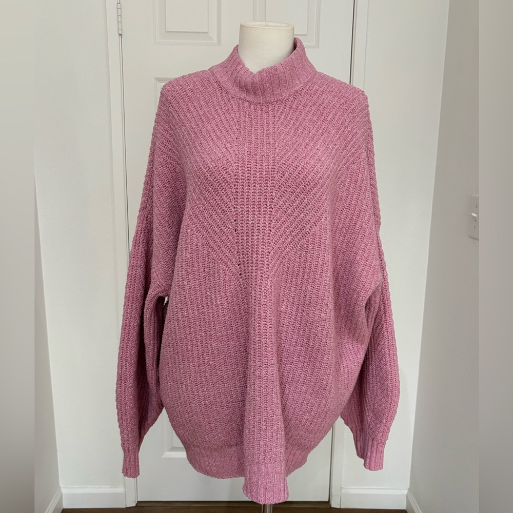 Halogen Pink Knit Sweater